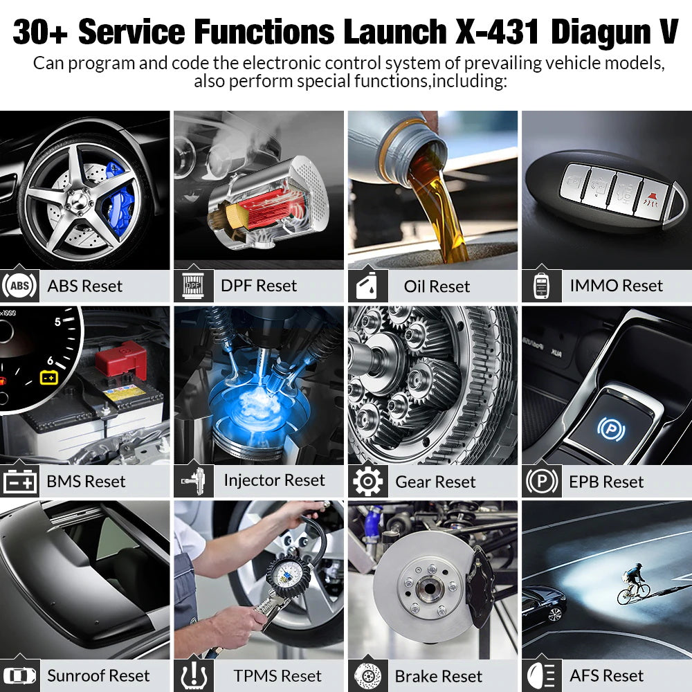 LAUNCH X431 Diagun V Auto diagnose werkzeug voll systemCode Reader scanner OBDII OBD Scan-tool Update Online
