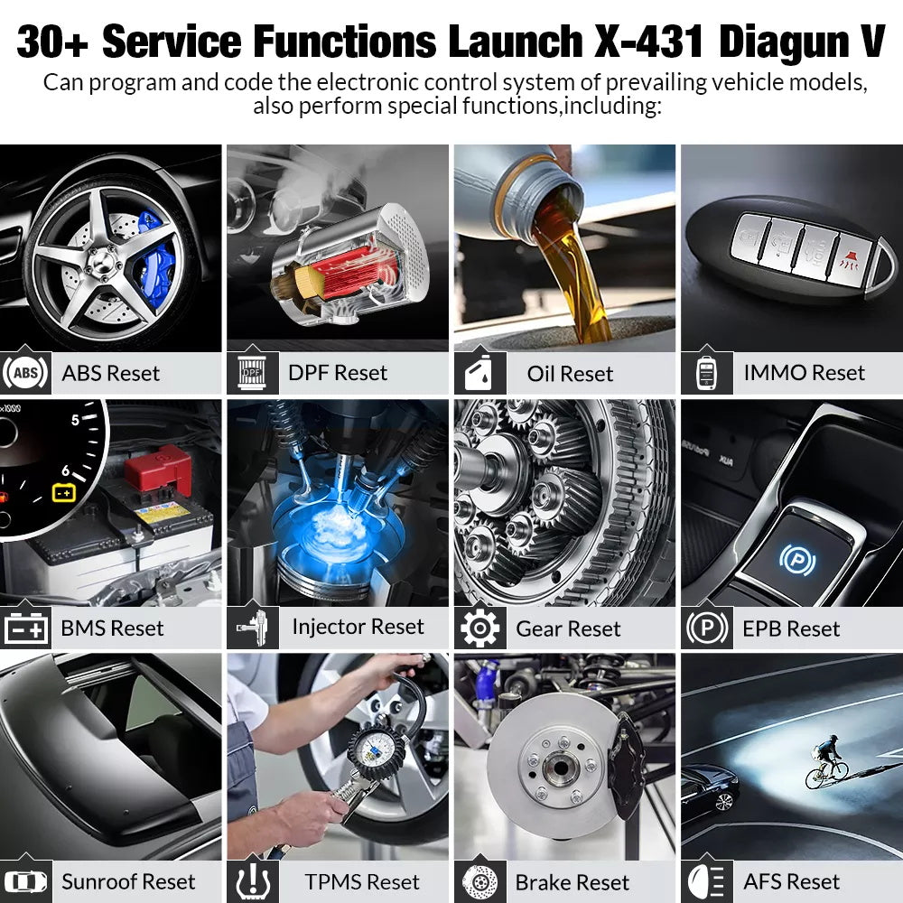LAUNCH X431 Diagun V Auto diagnose werkzeug voll systemCode Reader scanner OBDII OBD Scan-tool Update Online