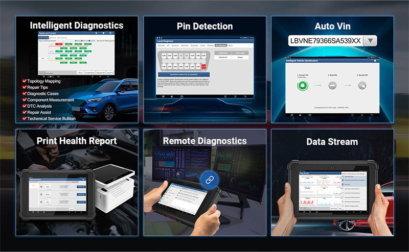 LAUNCH X431 PAD V Elite - ECU-Programmierung & Codierung, Vollständige Systemdiagnose, Topologiekarte, Bidirektionale Steuerung