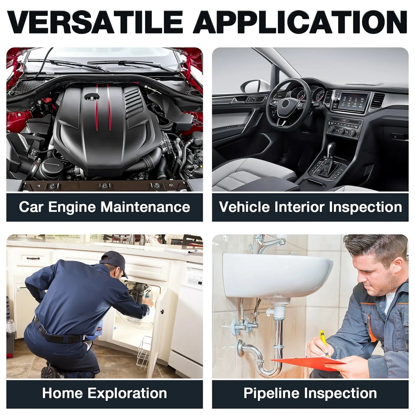 LAUNCH X431 Videoscope HD Inspection Camera VSP-600 for Viewing & Capturing Video & Images