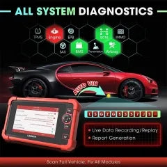 2024 LAUNCH X431 CRP919X Professional Car OBD2 Scan Tool All System ECU Key Coding TPMS Auto Diagnostic Tools OBD2 Scanner