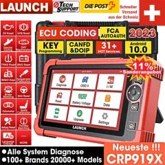 2024 LAUNCH X431 CRP919X Professionnelle outil d'analyse OBD2 de Voiture tout système ECU clé Codage TPMS outils de Diagnostic de Voiture OBD2 Scanner