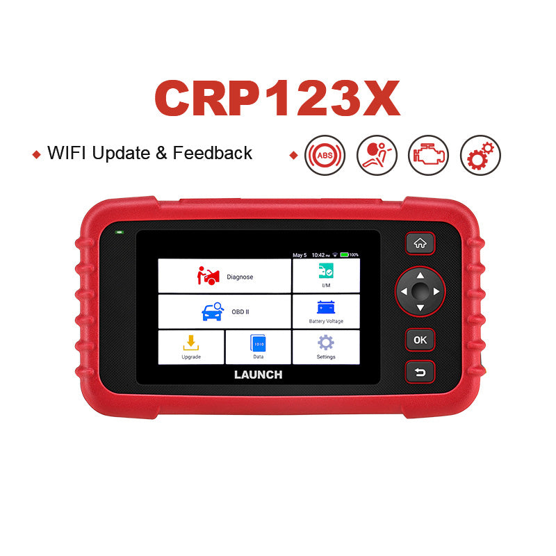 LAUNCH X431 CRP123X OBD2 Scanner Lecteur de Code De Voiture Outil de Diagnostic OBDII ENG AT ABS SRS Lancement Scanner Voiture Outil Automobile