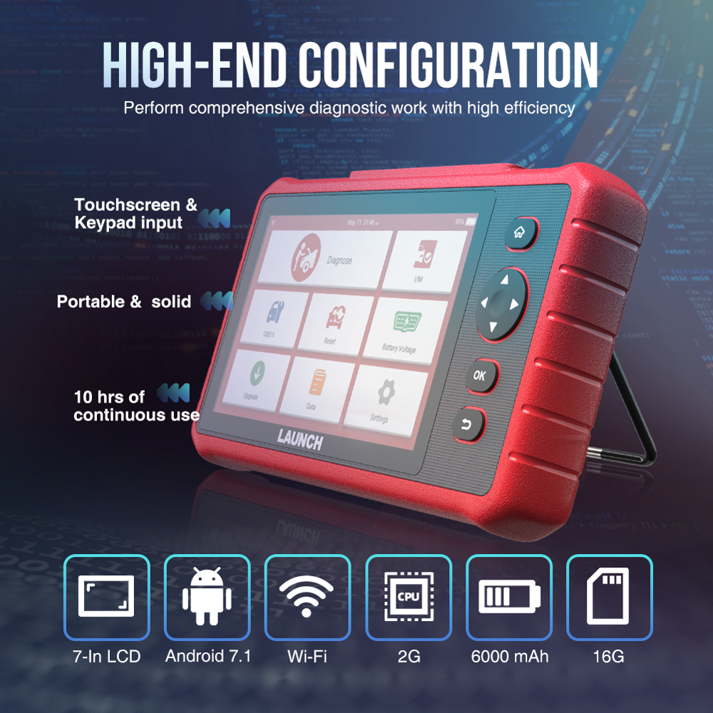 Lancement X431 CRP909X Obd2 Scanner systèmes complets lecteur de Code de voiture outil de Diagnostic Wifi OBDII EOBD outil automobile