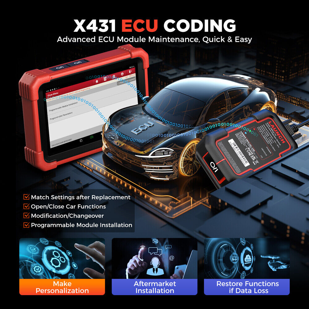 2024 LAUNCH CRP919X BT outil de Diagnostic professionnel OBD2 tout système ECU programmation de clé TPMS Scanner OBD2