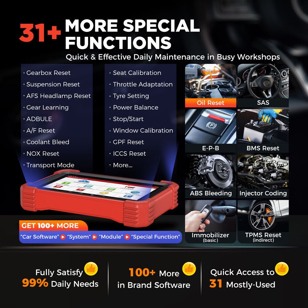 2024 LAUNCH CRP919X BT Professional OBD2 Diagnostic Tool All System ECU Key Programming TPMS OBD2 Scanner