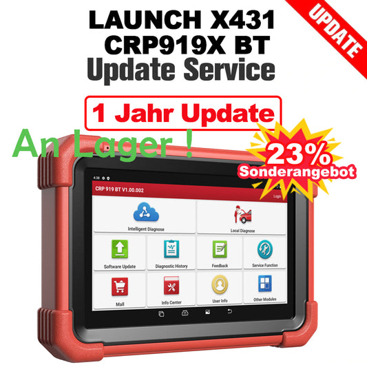 Ein Jahr Update Service für LAUNCH CRP919X BT