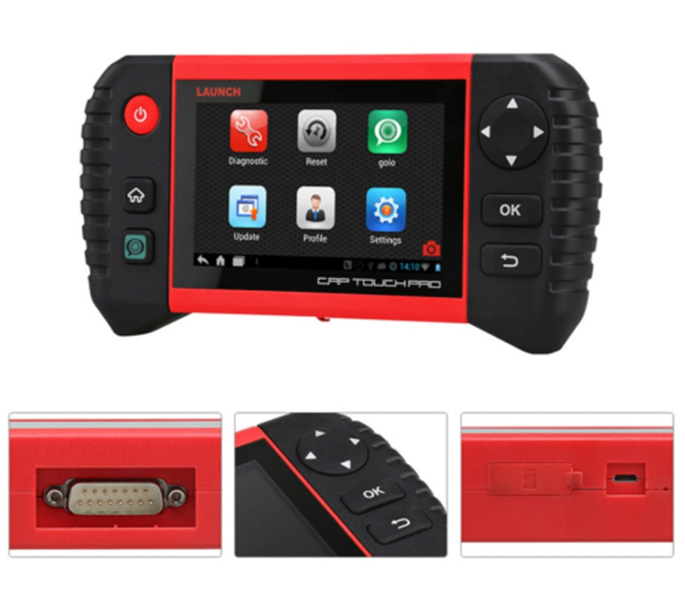 LAUNCH CRP TOUCH PRO Full System Wifi Diagnostic Scanner OBDII auto repair Car detector Oil EPl EPB SAS DPF BMS Reset