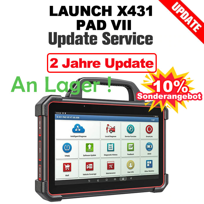 2 Years Update Service for LAUNCH X431 PAD VII