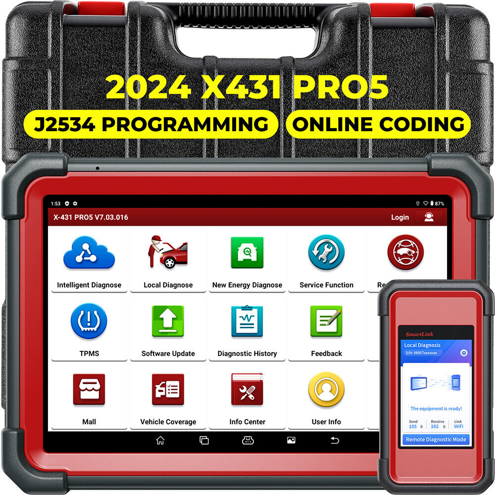 LAUNCH X431 PRO5 Appareil de Diagnostic OBD2 Professionnel pour Voiture NOUVELLE Version 2024