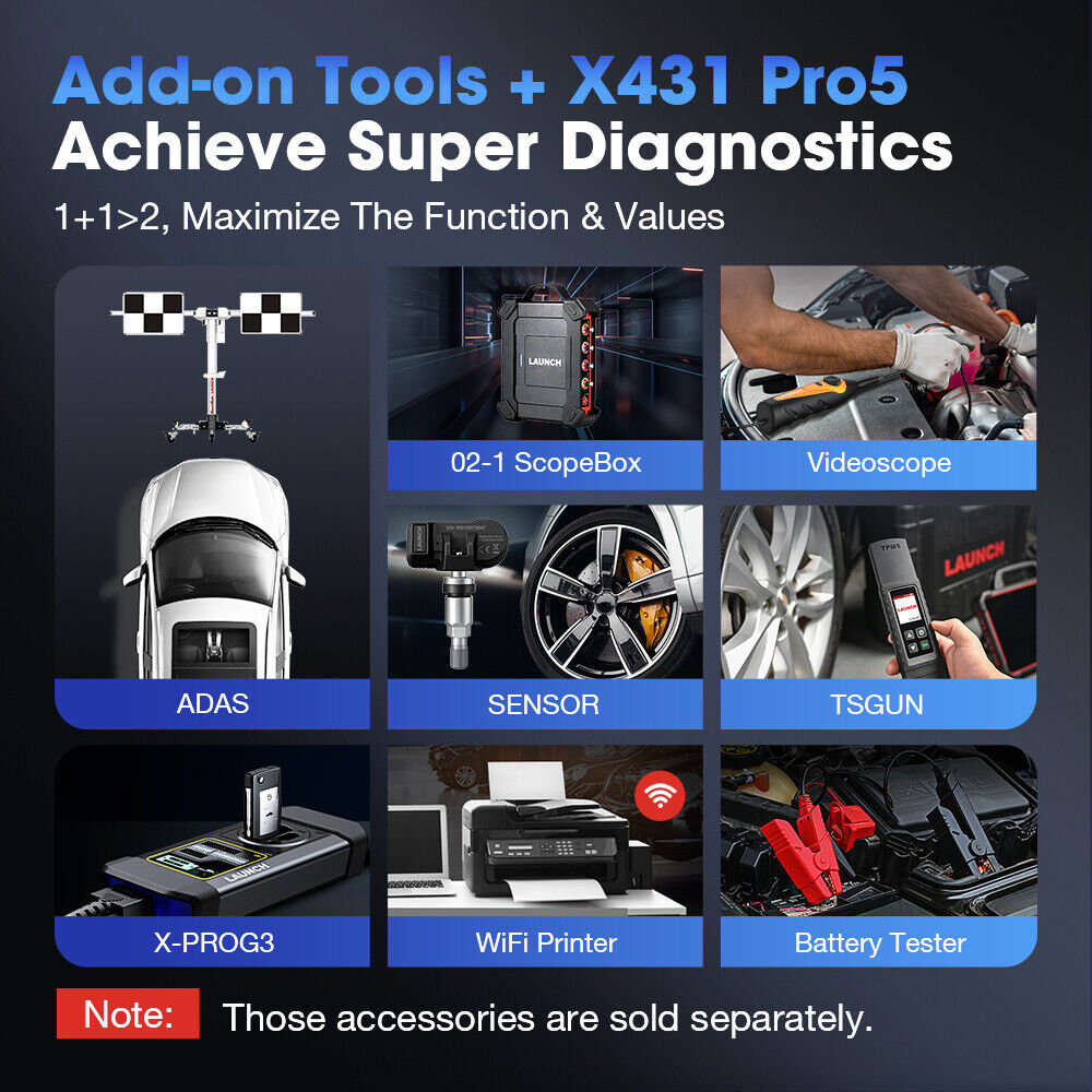 LAUNCH X431 PRO5 Appareil de Diagnostic OBD2 Professionnel pour Voiture NOUVELLE Version 2024