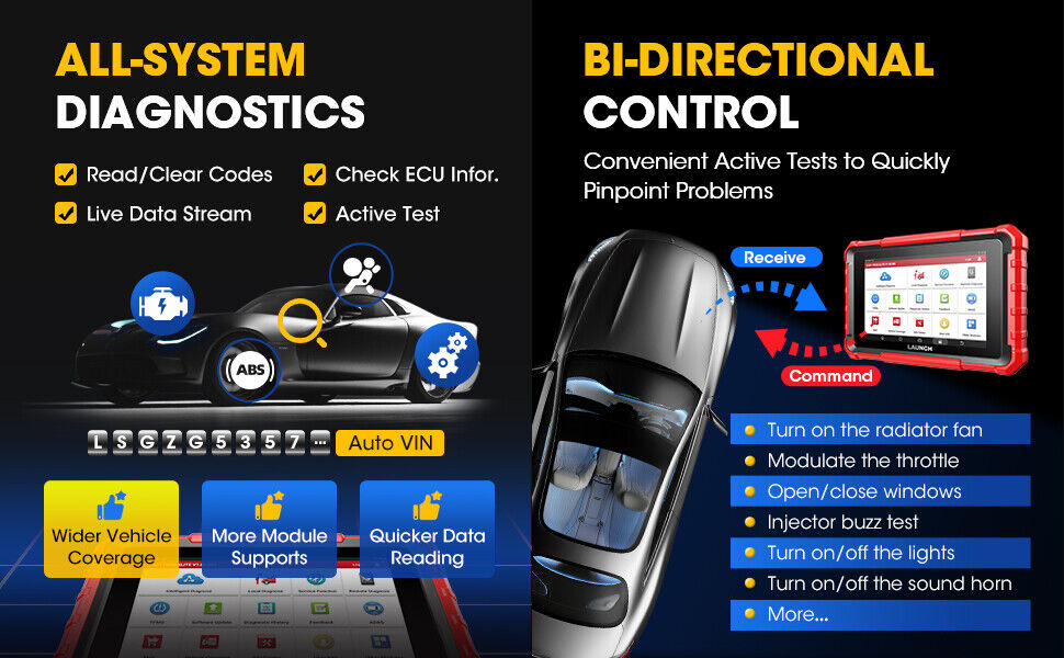 LAUNCH X431 PROS ELITE PROFI OBD2 Diagnosegerät Alle Steuergerät ECU Codierung OBD2 Scanner Werkzeug