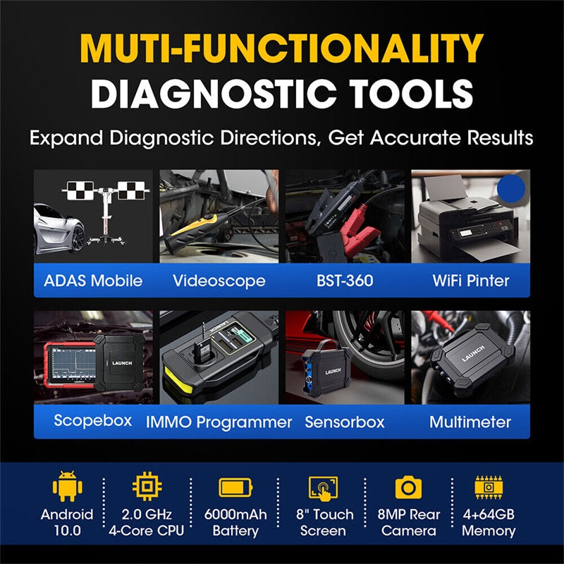 LAUNCH X431 PROS ELITE PROFI OBD2 Diagnosegerät Alle Steuergerät ECU Codierung OBD2 Scanner Werkzeug