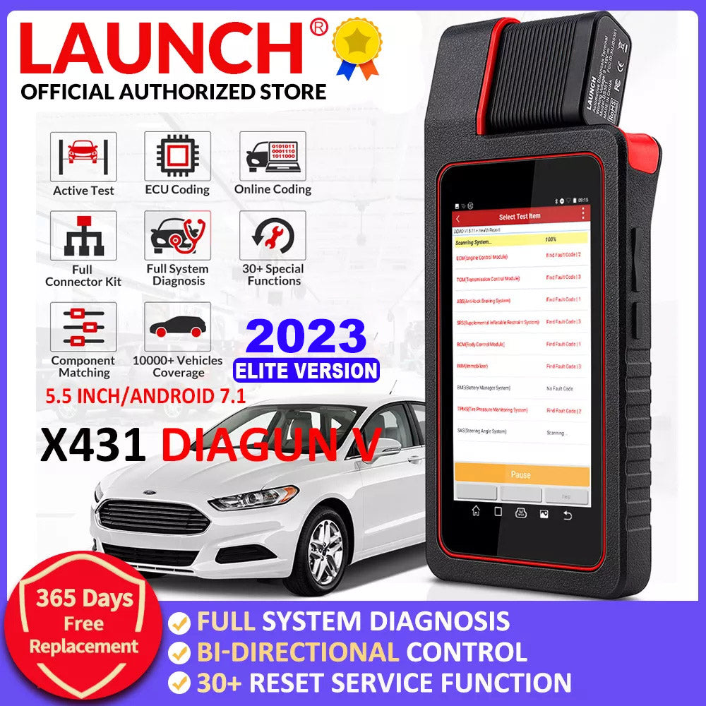 LAUNCH X431 Diagun V Car diagnostic tool full systemCode Reader scanner OBDII OBD Scan tool Update Online