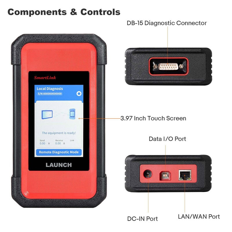 LAUNCH X431 PAD V Elite - Programmation & Codage ECU, Diagnostic Complet du Système, Carte de Topologie, Contrôle Bidirectionnel