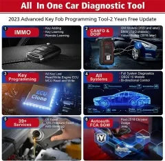 2024 LAUNCH X431 IMMO Elite programmeur clé OBD2 tous les outils de Diagnostic de voiture de Scanner de Diagnostic de système OBD2